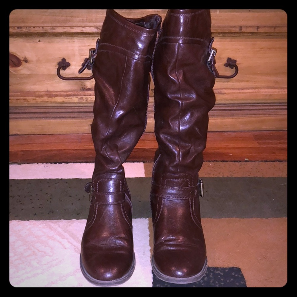 8.5 Brown Dress Riding Style Boots